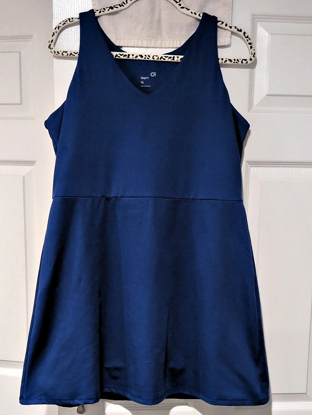 Gap Blue Athletic Mini Dress Size XL With Shorts With Pocket